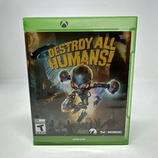 Destroy All Humans! Microsoft Xbox One - TESTED & WORKING!