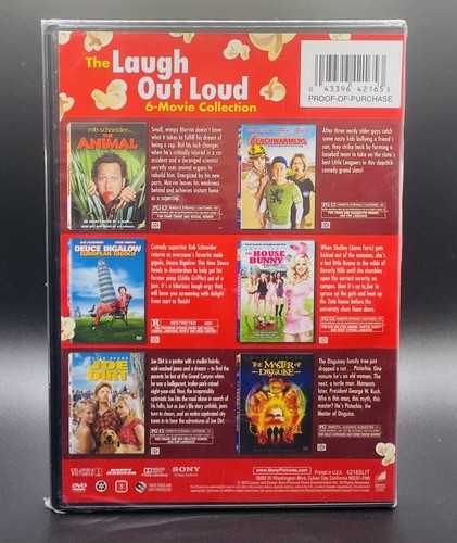 6 CLASSIC Laughing Out Loud Movies(DVD) - Picture 2 of 2