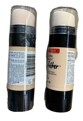 REVLON PHOTOREADY INSTA FILTER FOUNDATION 110 IVORY LOT OF 2 NEW SEALED - Picture 2 of 4