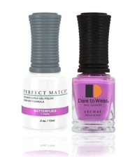 LeChat Perfect Match UV Gel + Nail Polish - PMS48 Butterflies