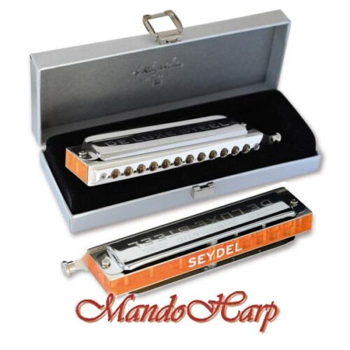 Seydel Chromatic Harmonica - 54480 Chromatic DE LUXE STEEL - 12-hole NEW - Picture 1 of 1