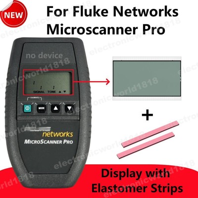 Display For Fluke Networks Microscanner Pro Tester LCD Screen Replacement Parts