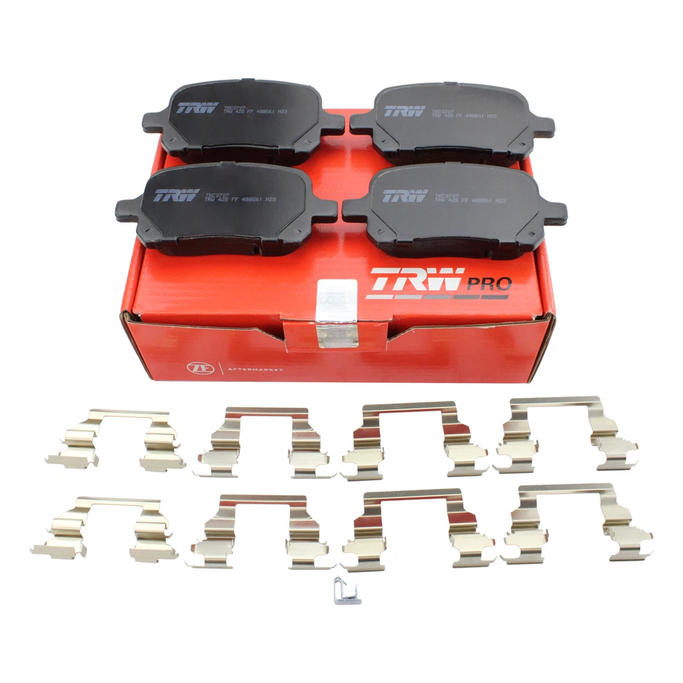 Juego de pastillas de freno delanteras de cerámica TRW Pro para Lexus ES300 RX300 Toyota Camry Solara Foto 3 de 4