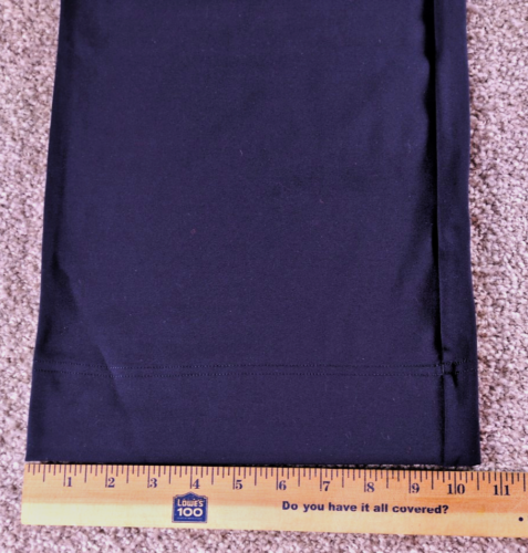 Halara Flex High Waisted Button Ankle Length Work Pants Large Tall Navy Blue - Picture 15 of 15