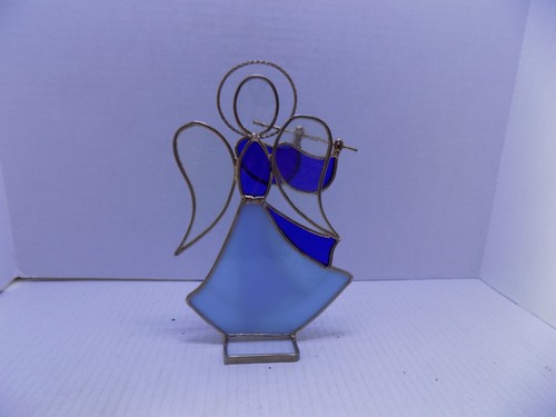 VITRAL ÁNGEL GRANDE CON FLAUTA PO INDEPENDIENTE - Imagen 2 de 3