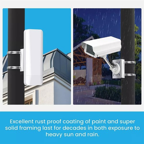 Universal Vertical Pole Mount Bracket Camera Adapter for CCTV Camera Security AU - Picture 9 of 17