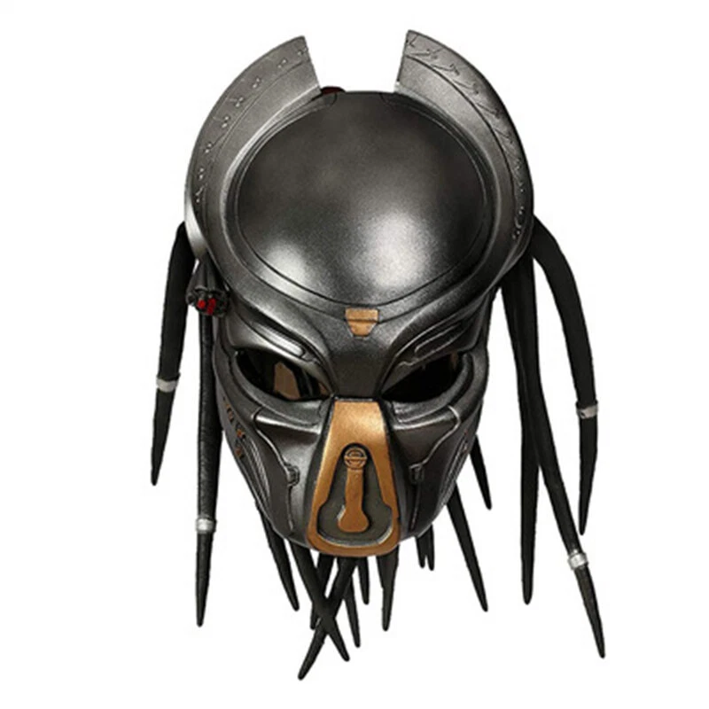 Alien Predator Vollgesichtsmaske Latex Helm Halloween Cosplay Kostüm Requisiten - Bild 4 von 4