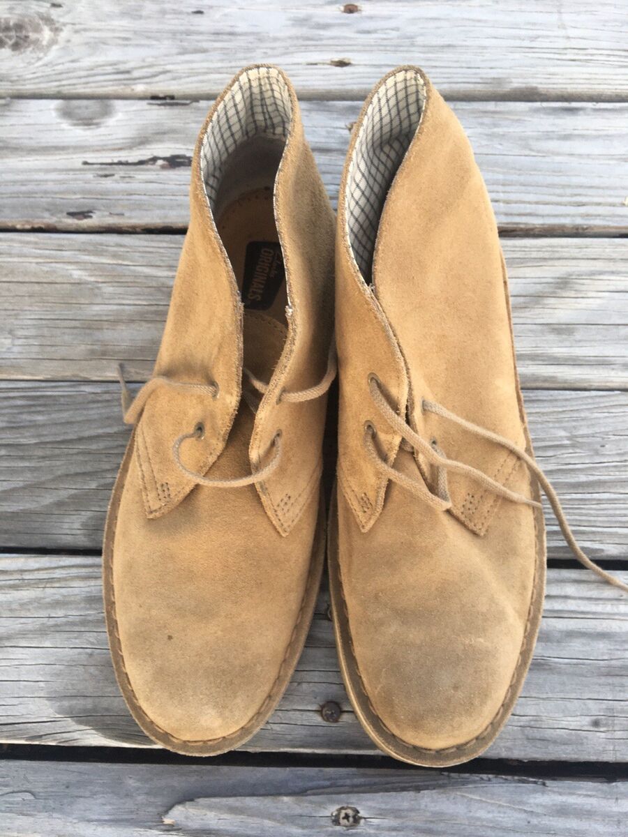 Clarks Originals Chukka Desert Boots Tan Suede Leather Shoe Clarks Originals Chukka Desert Boots Tan Suede Leather Shoe