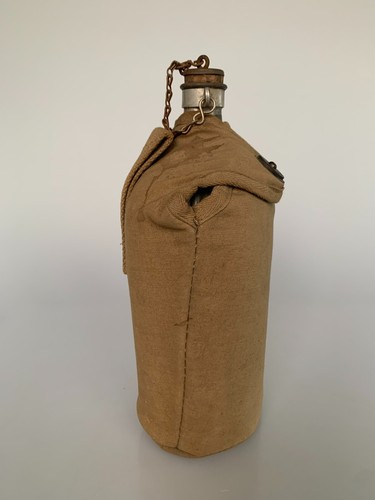VTG Old French Canteen Cup Cover Pouch Indochina Foreign Legion Army France 40s - Picture 4 of 18