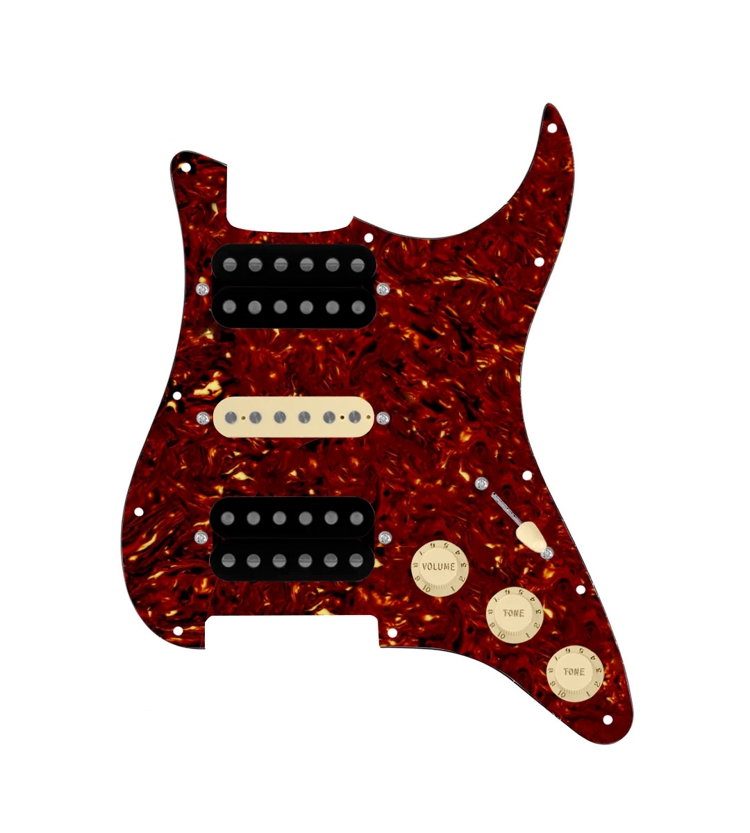 Накладка 920D Custom HSH для Stratocaster с незакрытой крышкой Smoothie Hum...
