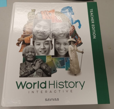 BRAND NEW WORLD HISTORY INTERACTIVE TEACHER EDITION TEXTBOOK-SAVVAS-FREE SHIP