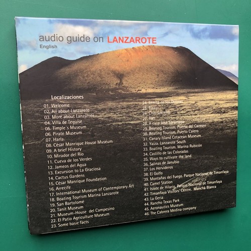 English Audio Guide LANZAROTE Tourism Travel Holiday CD Cabrera Medina Spain VG+ - Picture 2 of 9