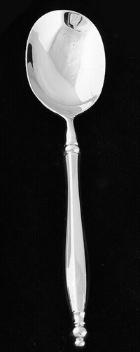 INTERNATIONAL CONCEPT Lyon Collection Sugar Spoon 6 3/8" made in Korea  - Picture 1 of 2