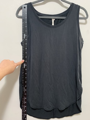Banana Republic Women Small Black Tank Top Sleeveless Athleisure Casual Stretch - Picture 4 of 7