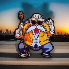 Dragon Ball Z Master Roshi Embroidered Hook/Loop Morale Patch