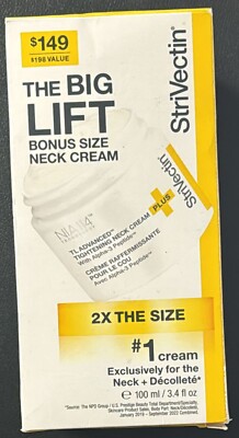 STRIVECTIN THE BIG LIFT TL ADVANCED TIGHTENING NECK CREAM PLUS 3.4oz (E1)