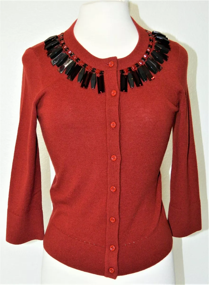 Kate spade top embellished cardigan