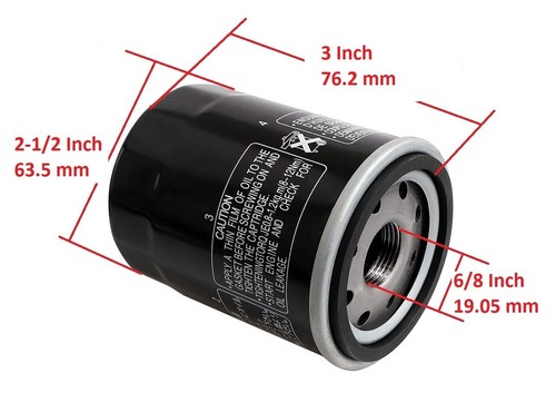 2 Pcs For Polaris Ranger 500 / Ranger Crew 500 Oil Filter 2x4 4x4 6x6 1999-2013 - Bild 2 von 7