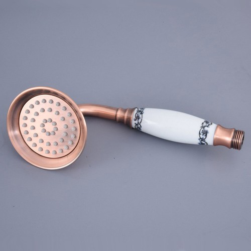 Antique Red Copper Handheld Shower Head Sprayer +1.5m Hose + Wall Bracket Gzh353 - Picture 7 of 14