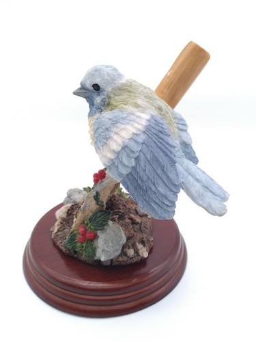 Regency Fine Arts Blue Tit Ornament Home Decor Decoration - Picture 3 of 9