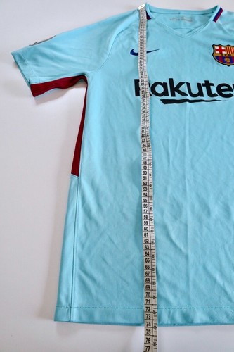 BARCELONA FC 2017/18 Nike Away Football Shirt M Mens Vintage Soccer Jersey - Picture 13 of 13