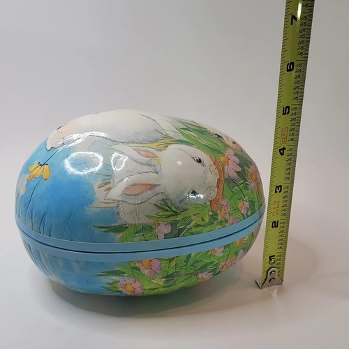 Vtg Sees Easter Candy Paper Mache Egg/Decor Raised Design Butterfly 1999 READ - Picture 13 of 14