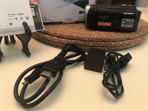 Sony Handycam HDR-PJ350 HD 9.2MP 32GB Video Camera Camcorder w/ Projector - Picture 2 of 15