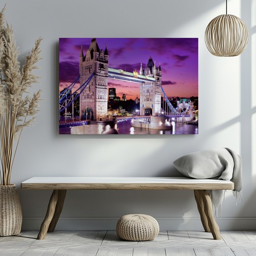 Nueva York Londres Egipto Ciudades Lienzo Foto Impresión Enmarcada Arte de Pared Cuadro A1 A2A3 - Imagen 26 de 28