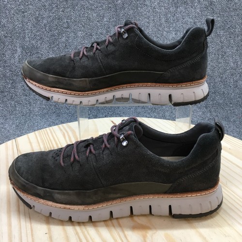 Cole Haan Shoes Mens 10.5 M Zerogrand Rugged Oxford Sneakers Gray Lace Up C28468 - Picture 2 of 15