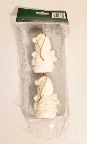 2 Pack Christmas House PENGUINS Collectible Ornaments with 24K Gold Trim NIP - Picture 2 of 2