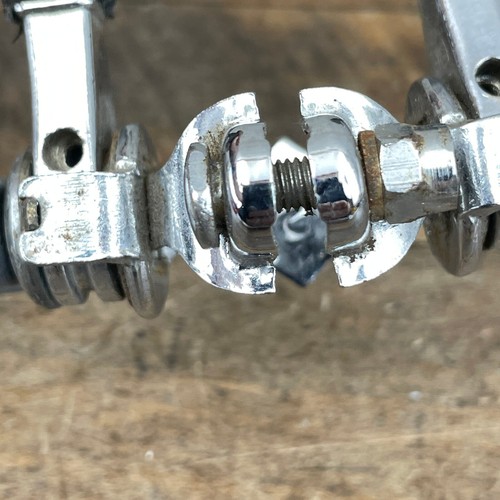 Vintage Simplex Shift Levers Down Tube 28.6 mm Clamp On Shifter Friction 70s - Picture 6 of 10