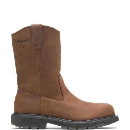 Wolverine Hombres DD Trabajo Wellington Botas de Trabajo Cuero