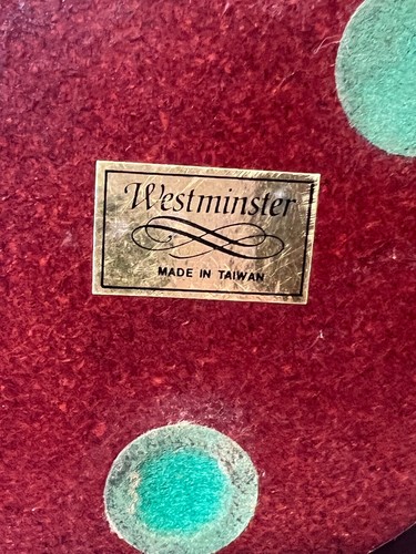 Vtg. Westminster Carousel Collection Top & Wood Base Music Works & 8 Horses - Picture 15 of 15