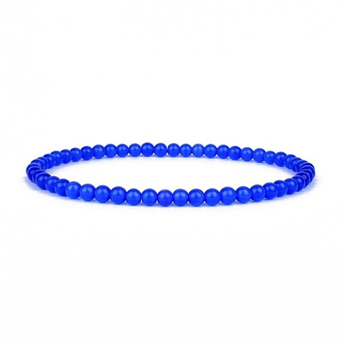 Handmade 4 6mm Natural Gemstone Agate Round Beads Braid Stretch Bracelet Unisex - Picture 52 of 65