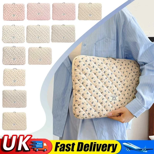 Flower Printed Laptop Case Protective Notebook Case for 11-15 Inch Laptop Tablet