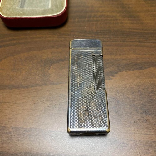 Accendino a gas Dunhill vintage, tipo rullo, con scatola - Foto 2 di 13
