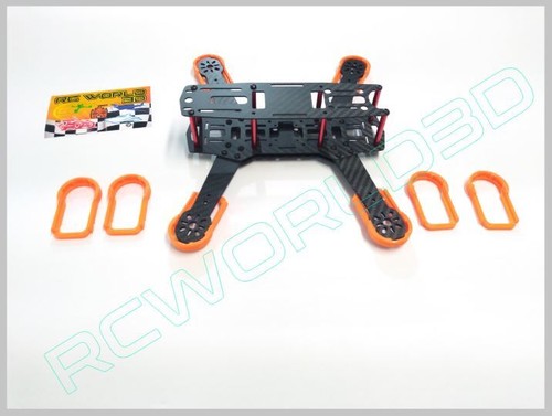 QUADCOPTER DRONE RACER ARM/FRAME PROTECTOR 3D PRINTED PLA 250/280/300 FRAME - Picture 3 of 8