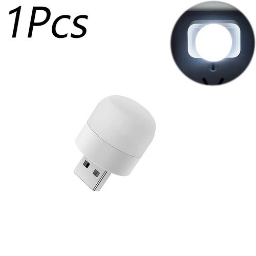 1-10Pcs Mini USB Night Light Warm White USB LED Book Reading Light Lamp - 第 8/15 張圖片