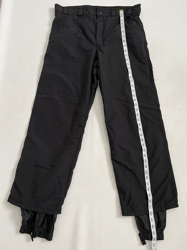 Vintage 90s Ultrex By Burlington Black Ski Snowboard Pants Mens Size L Nylon USA - Picture 5 of 22