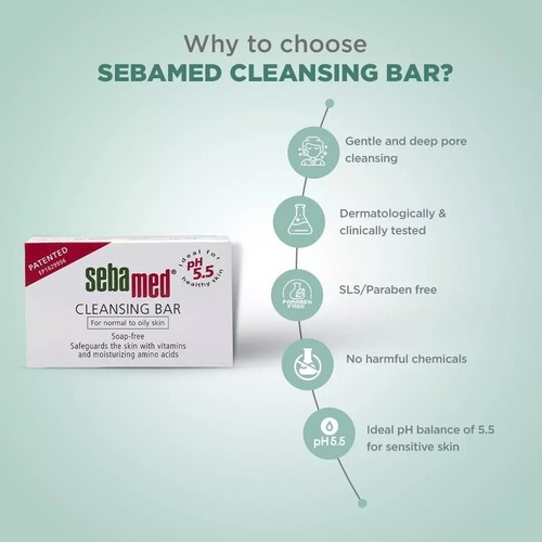 Sebamed Reinigungsriegel für empfindliche und problematische Haut - 100 gm - Bild 5 von 6