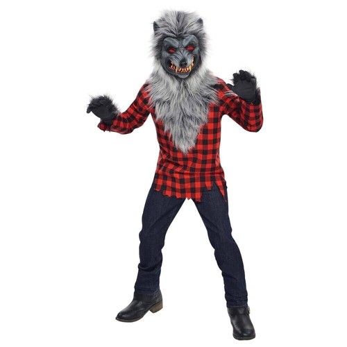 Costume Halloween Amscan Hungry Werewoff Howler Ragazzi, Medio 8-10 - Foto 2 di 2