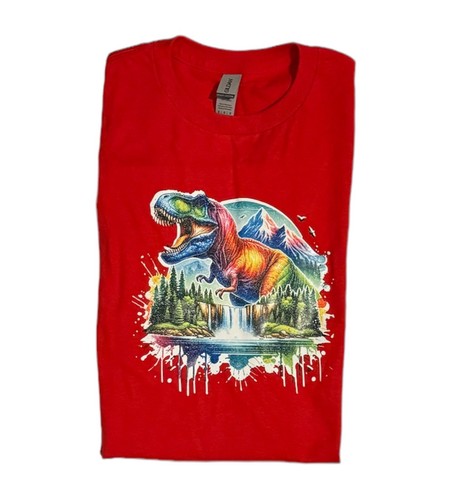 Gildan Heavy Duty Cotton Children/Youth T-Shirt S-XL-T-Rex-Dinosaur-School-Gift - Picture 2 of 17