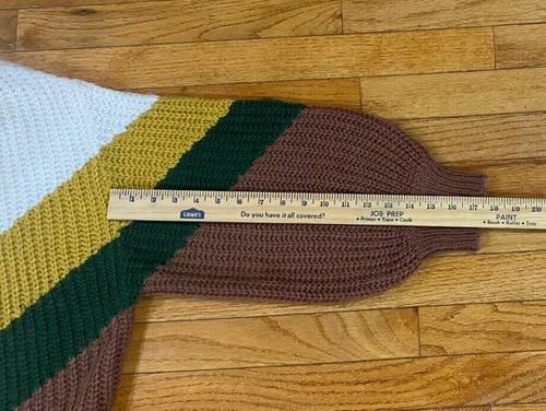 Lista de deseos Suéter Pullover Mujer Talla M/L Blanco Dorado Negro Marrón Manga 3/4 - Imagen 10 de 11