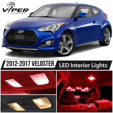 Red Interior LED Lights Package Kit For 2012-2017 Hyundai Veloster
