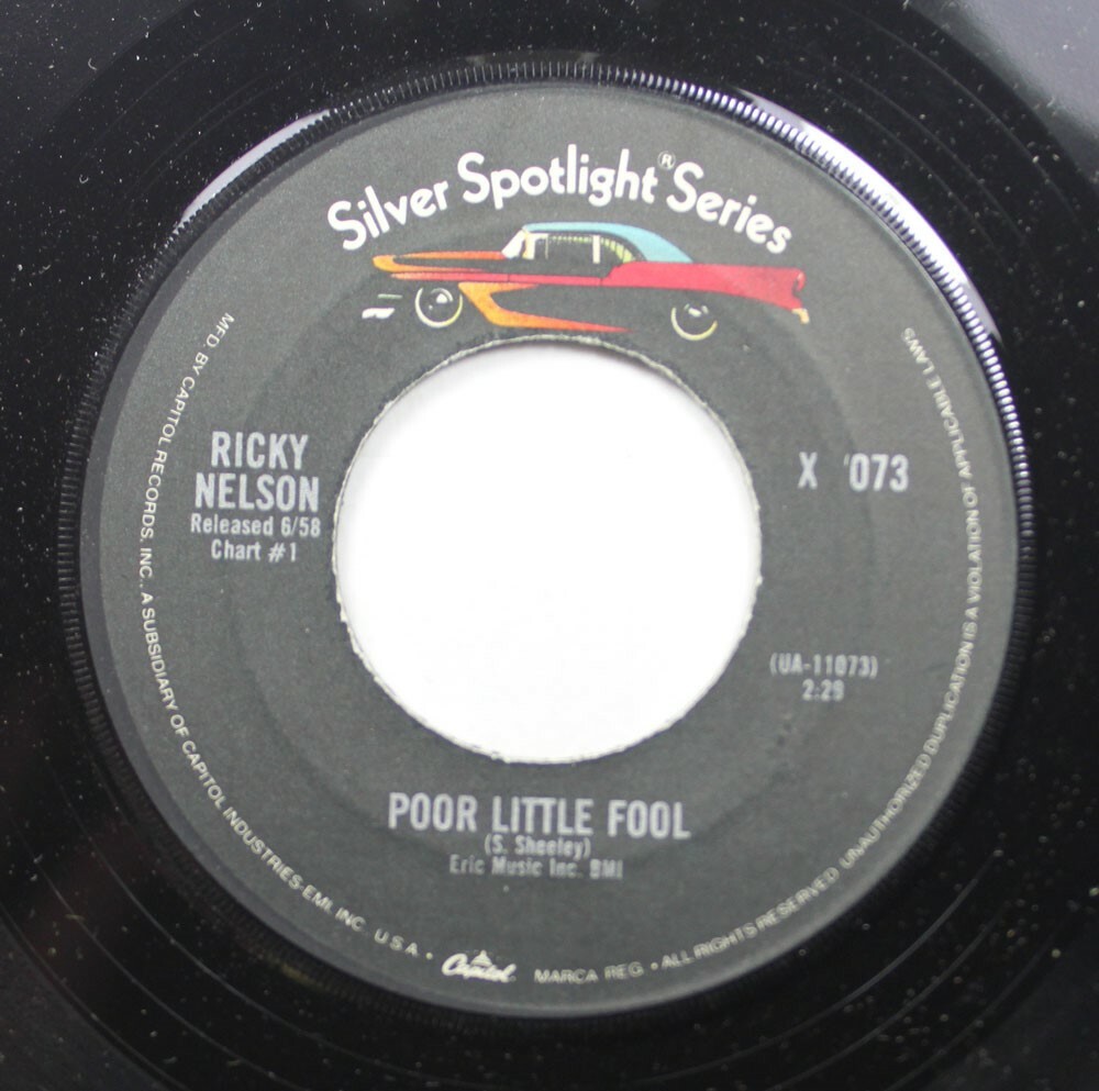 50S 60S Nm! 45 Ricky Nelson My Bucket'S Got A Hole In It / Poor