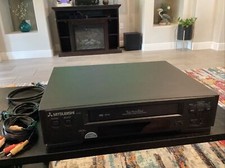 MITSUBISHI HS-U431 VHS VCR Player *No Remote* Works Great W/ Cables