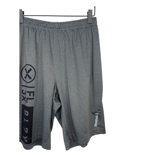 Reebok Shorts Boys Medium Kids Activewear Basketball Gym Gray Athletic Active - Picture 3 of 12