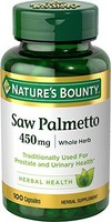 5 Pack - Nature's Bounty Natural Saw Palmetto 450 Mg, 100 Each on sale 5 Pack - Nature's Bounty Natural Saw Palmetto 450 Mg, 100 Each on sale