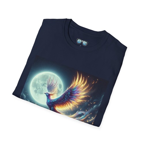 Midnight Phoenix T-Shirt, Bird Graphic Tee, Mythical Firebird Shirt, Unisex - Picture 21 of 21