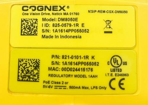 Cognex DM8050E Ethernet Cable Kit Dataman 8050E Barcode & DPM Reader DM8050 POE - Picture 4 of 8
